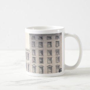 De Café Caneca arquitectónica do desenho
