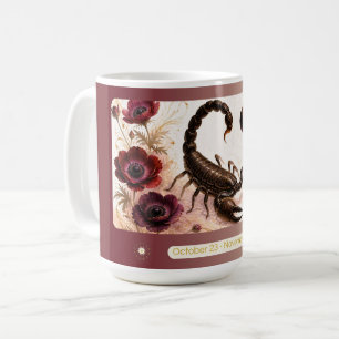 De Café Caneca Art Nouveau Anêmona Escorpião