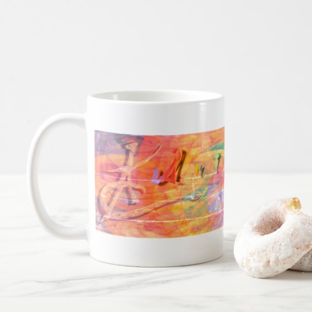 De Café caneca ArtEastes (Com Donut)