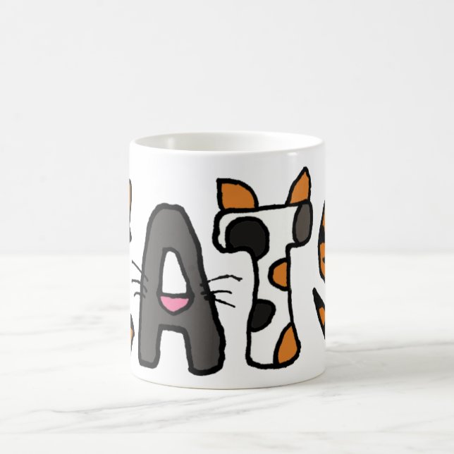De Café Caneca artística dos gatos do ANÚNCIO (Centro)