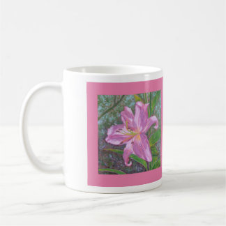 De Café Caneca asiática do lírio