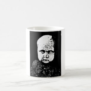 De Café Caneca assustador do bebê