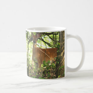 De Café Caneca atada branco dos cervos