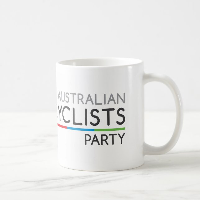 De Café Caneca australiana do partido dos ciclistas (Direita)