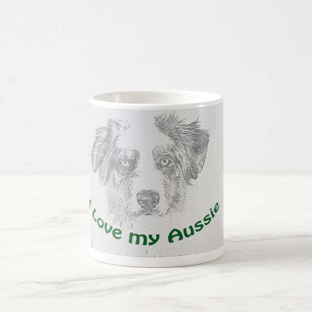 De Café Caneca australiana do pastor (Centro)