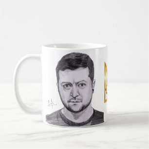 De Café Caneca Autógrafo Zelensky