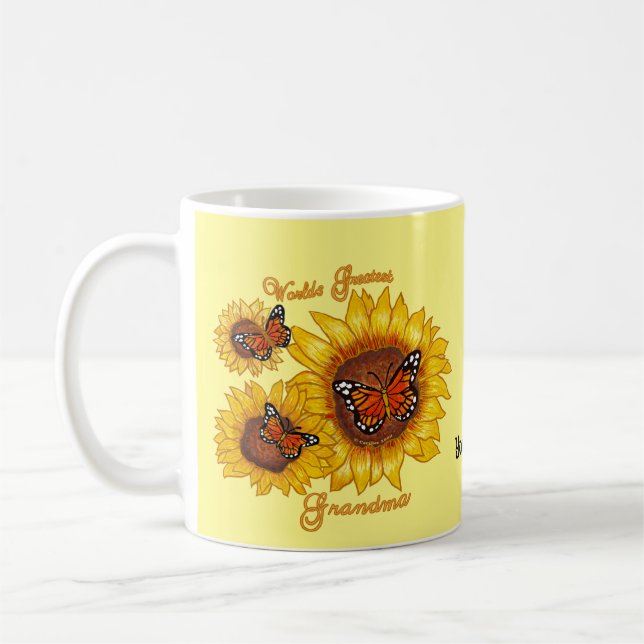 De Café Caneca Avó Bisavó Girassol (Esquerda)