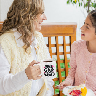 De Café Caneca Avó Gigi Melhor do Mundo Personalizada