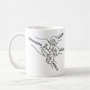 De Café Caneca Avô Toquinho, Caneca Avô Com Nomes, Gra