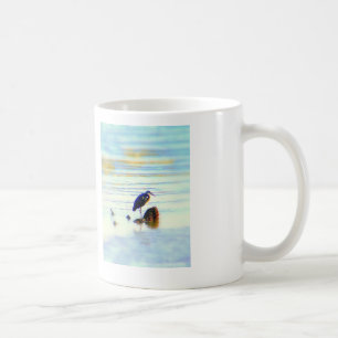 De Café caneca azul