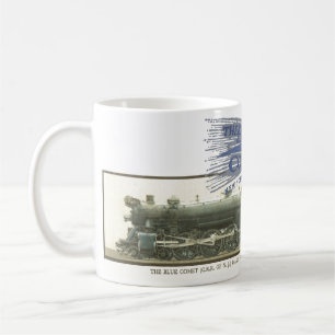 De Café Caneca azul 2 do cometa