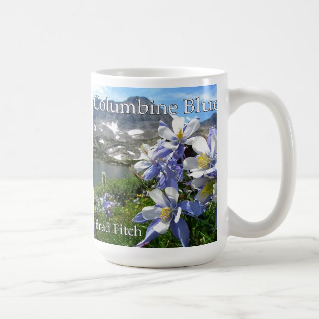 De Café Caneca azul aquilégia (Direita)
