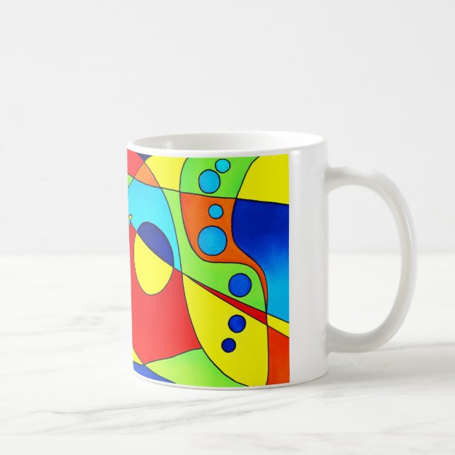 De Café Caneca azul da brânquia (Direita)