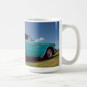 De Café Caneca azul do carro do estiramento