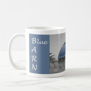 De Café Caneca azul do celeiro