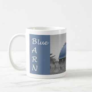 De Café Caneca azul do celeiro