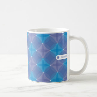 De Café Caneca azul do círculo