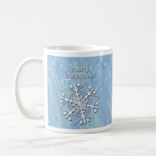De Café Caneca azul do Natal