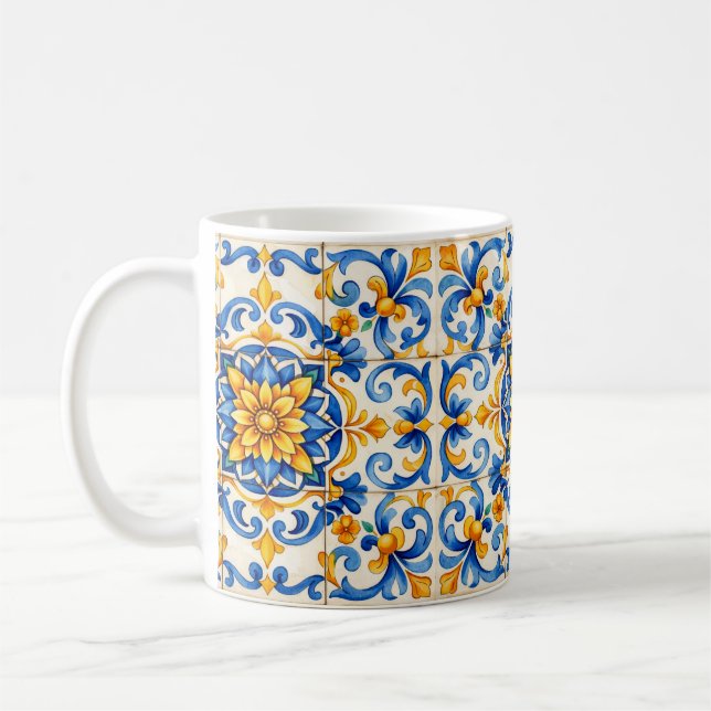 De Café Caneca Azulejo Morning Mojo (Esquerda)