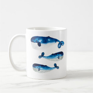 De Café Caneca - baleia azul da Aquarela