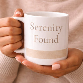 De Café Caneca Banda Serenidade Bege