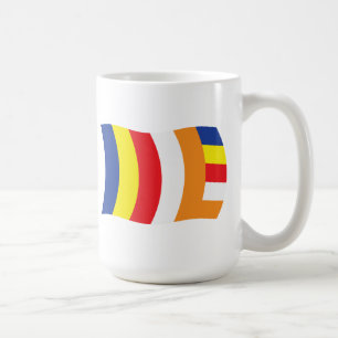 De Café Caneca Bandeira da Religião Budista