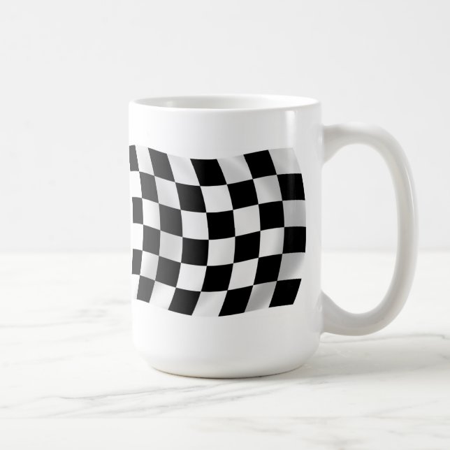 De Café Caneca Bandeira Xadrez (Direita)