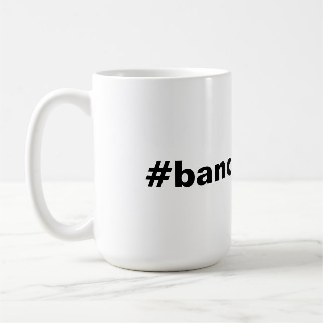 De Café caneca #bandfamous (Esquerda)