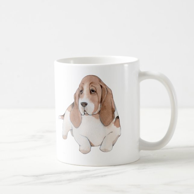 De Café Caneca Basset Hound (Direita)