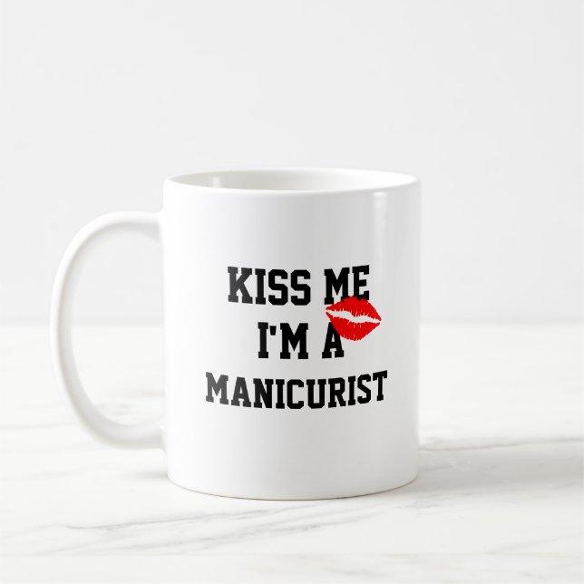 De Café Caneca Beije Me Sou Manicure (Esquerda)