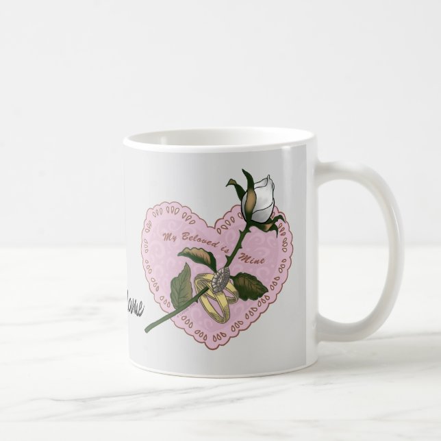 De Café Caneca Beloved Mine Rose (Direita)