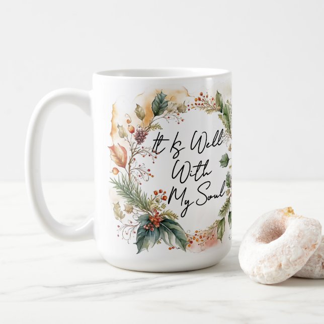 De Café Caneca Bem Com a Minha Alma (Com Donut)