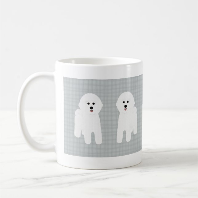 De Café Caneca Bichon Frise (Esquerda)