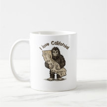 Caneca Bigfoot Ama Califórnia