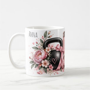 De Café Caneca Bloom Mais Forte Todos os Dias Editável