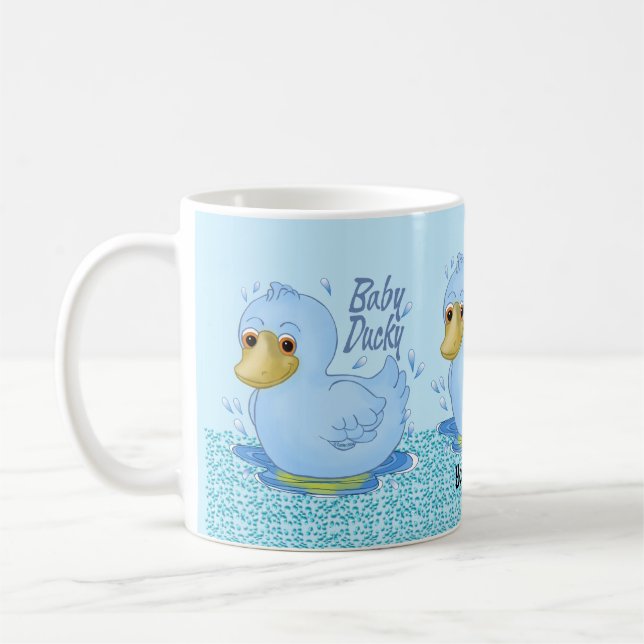 De Café Caneca Blue Baby Ducky  (Esquerda)