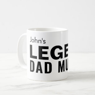 De Café Caneca Bold Legend Dad Dia dos Pais