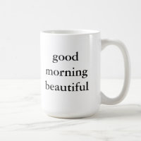 Caneca bonita do bom dia