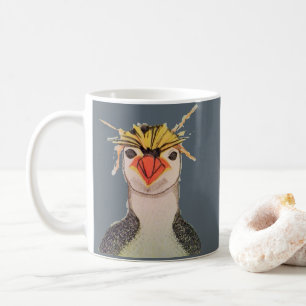 De Café Caneca bonito da cara do pinguim