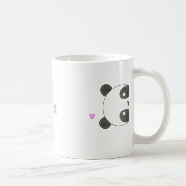 De Café Caneca bonito da panda (Direita)