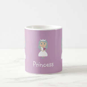 De Café Caneca bonito da princesa do lilac