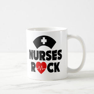 De Café Caneca bonito da rocha das enfermeiras