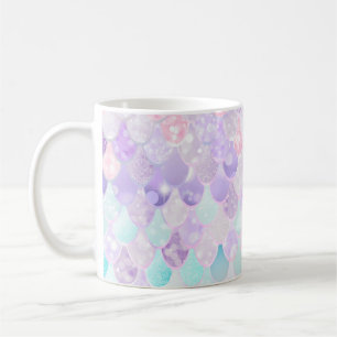 De Café Caneca bonito da sereia das meninas, rosa Pastel,