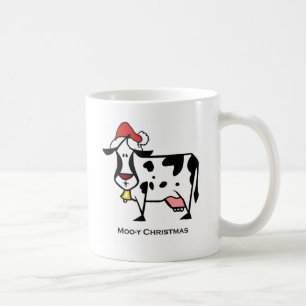 De Café Caneca bonito da vaca do Natal
