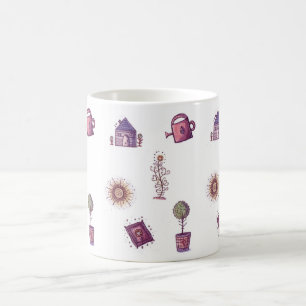 De Café Caneca bonito do jardim