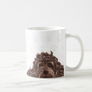 De Café Caneca bonito do labradoodle