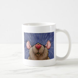 De Café Caneca bonito do rato do coração