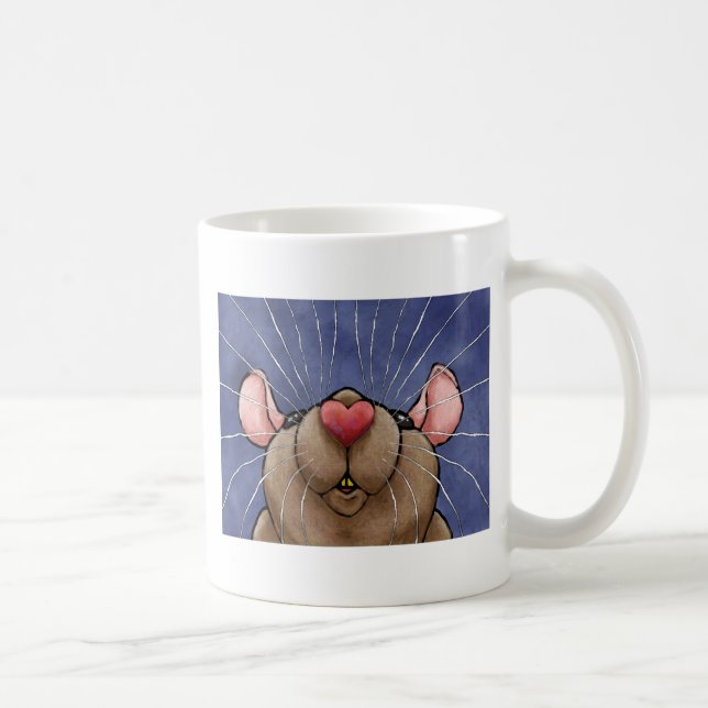 De Café Caneca bonito do rato do coração (Direita)