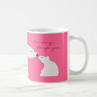 De Café Caneca bonito do urso polar: Sempre lá para você