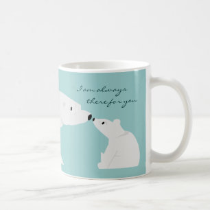 De Café Caneca bonito do urso polar: Sempre lá para você